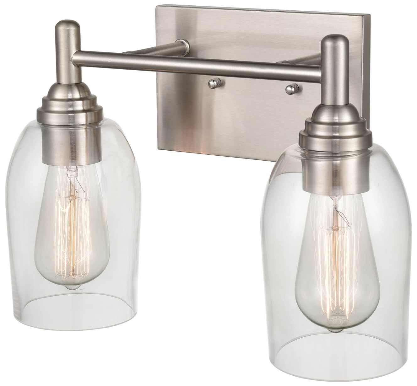 Image 3 Millennium Lighting Arlett 2 Light Vanity Fixture in Brushed Nickel more views