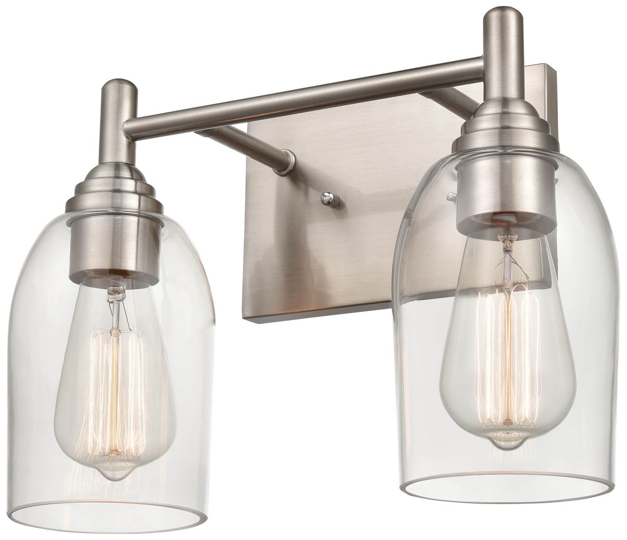 Image 4 Millennium Lighting Arlett 2 Light Vanity Fixture in Brushed Nickel more views