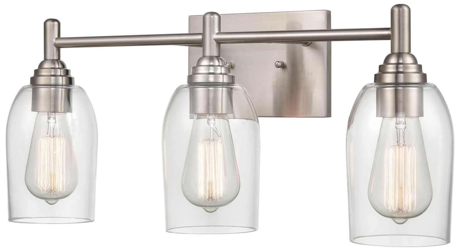 Image 2 Millennium Lighting Arlett 3 Light Vanity Fixture in Brushed Nickel more views