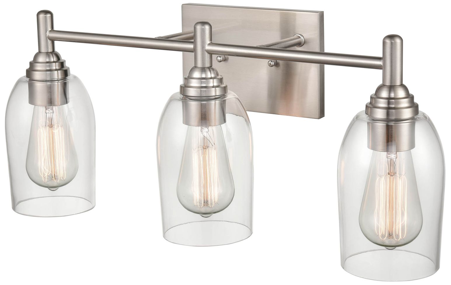 Image 3 Millennium Lighting Arlett 3 Light Vanity Fixture in Brushed Nickel more views