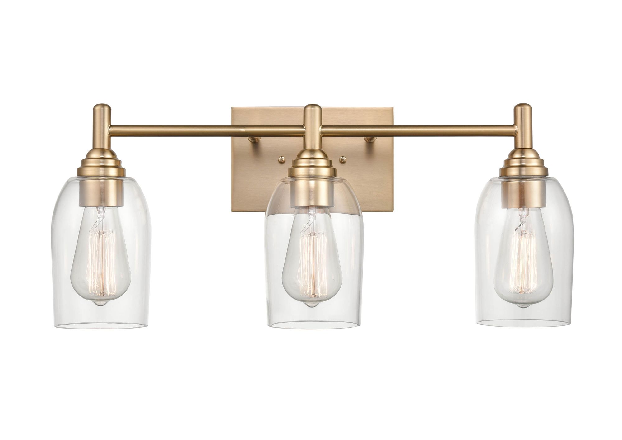 Image 4 Millennium Lighting Arlett 3 Light Vanity Fixture in Modern Gold more views