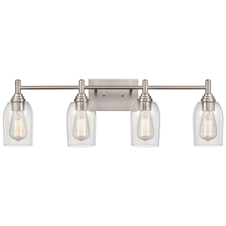 Image 1 Millennium Lighting Arlett 4 Light Vanity Fixture in Brushed Nickel