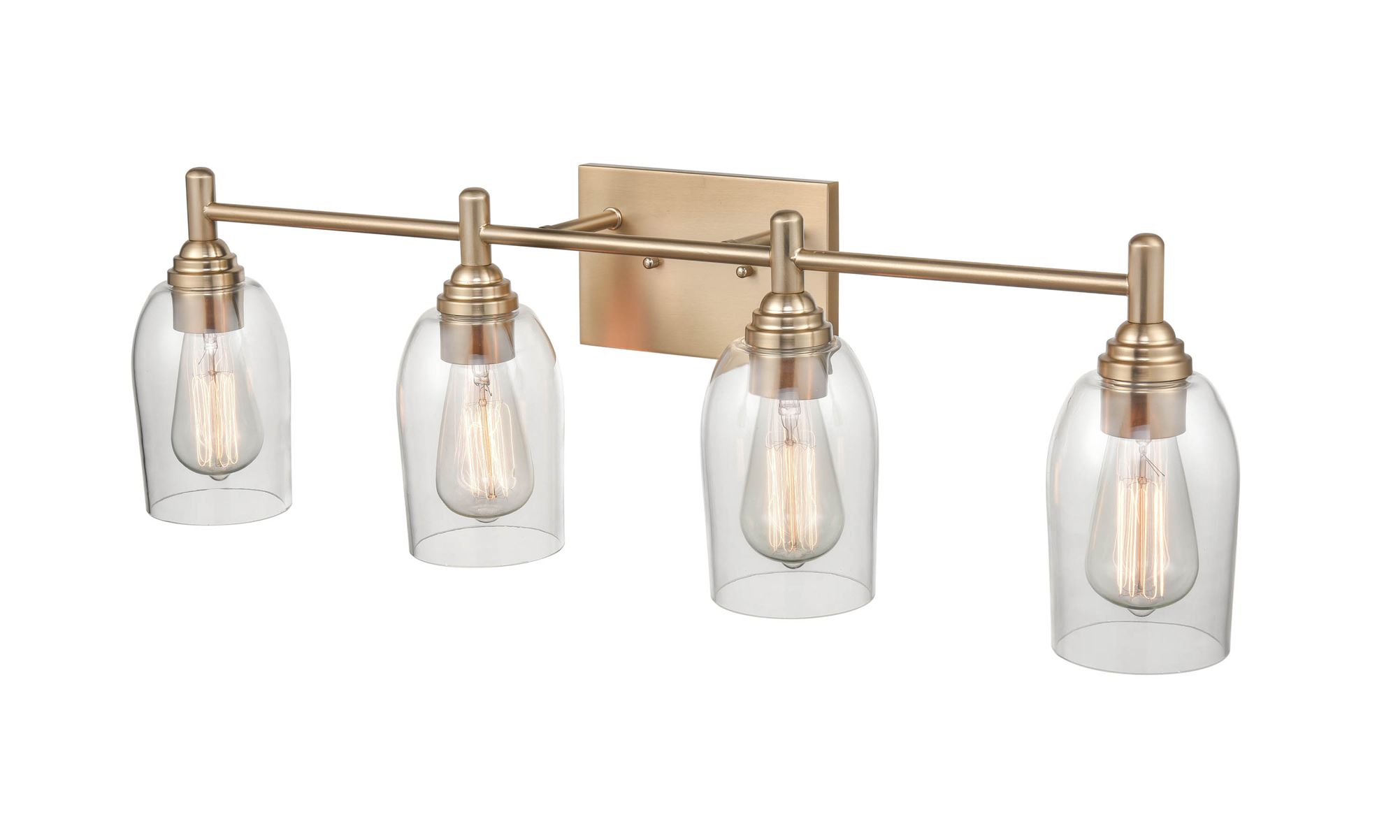 Image 2 Millennium Lighting Arlett 4 Light Vanity Fixture in Modern Gold more views