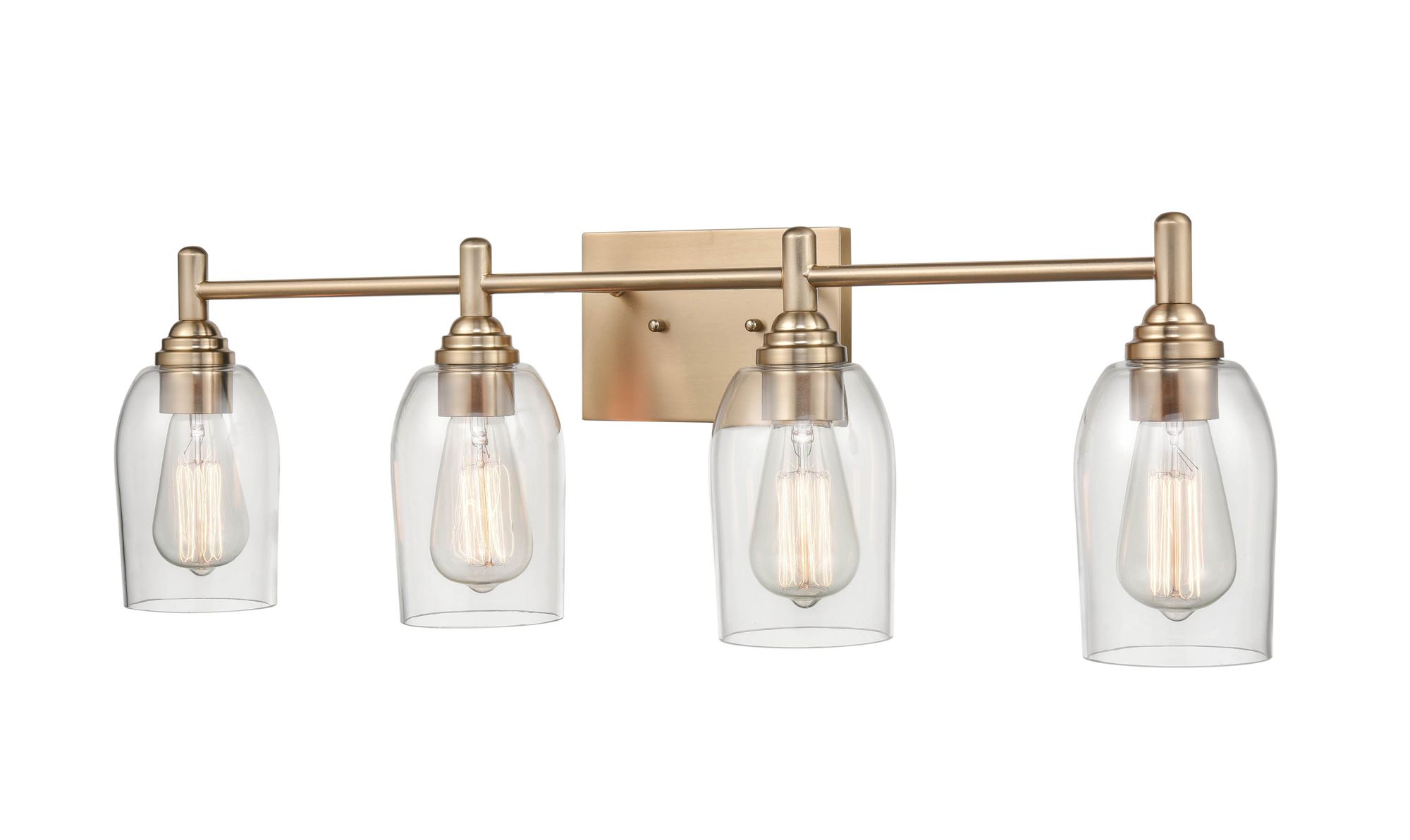 Image 3 Millennium Lighting Arlett 4 Light Vanity Fixture in Modern Gold more views