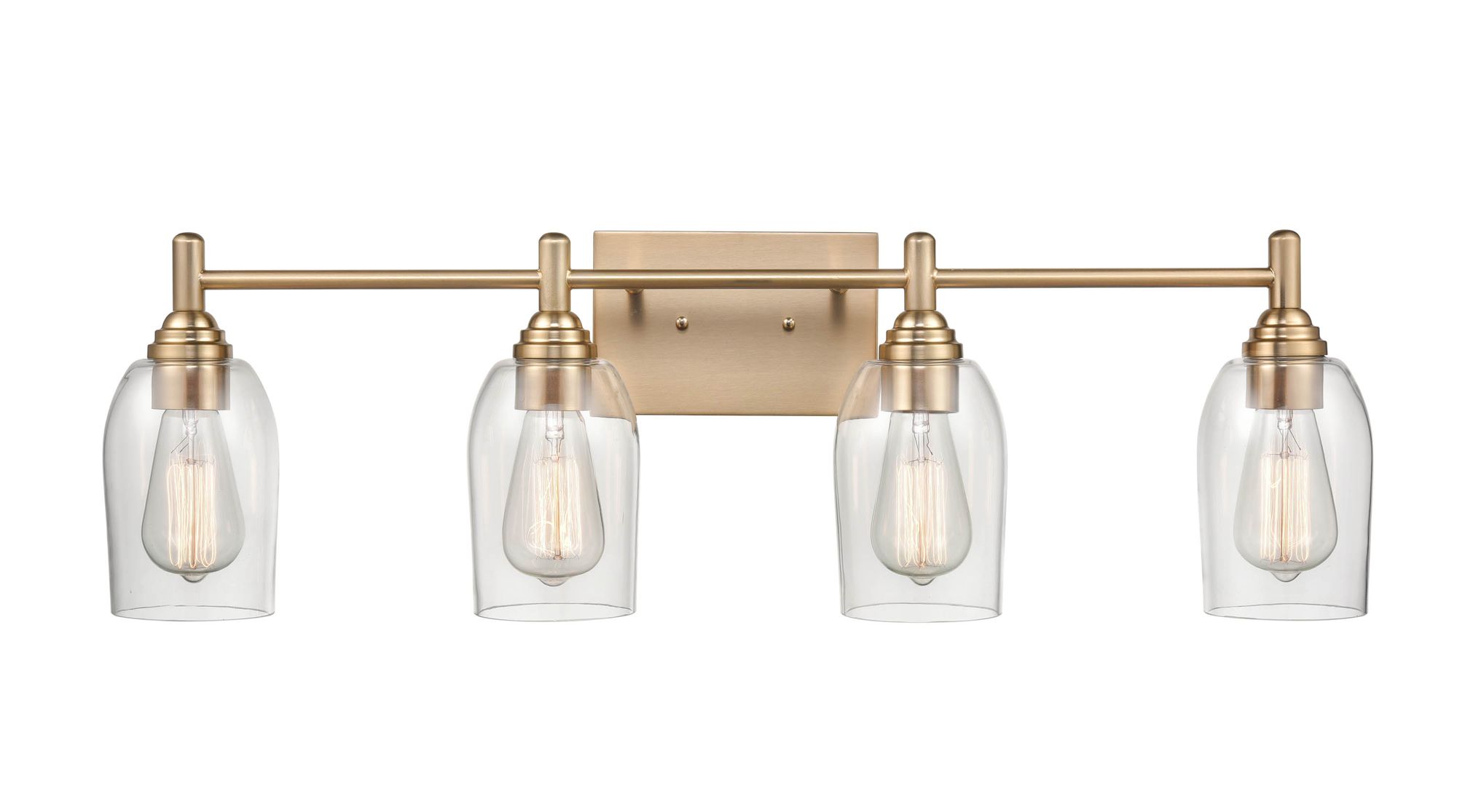 Image 4 Millennium Lighting Arlett 4 Light Vanity Fixture in Modern Gold more views