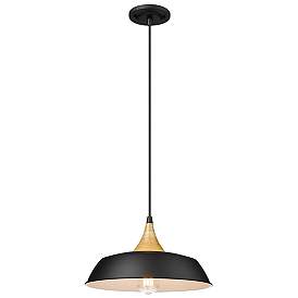 Image1 of Millennium Lighting Arlo 1 Light Pendant Fixture in Matte Black