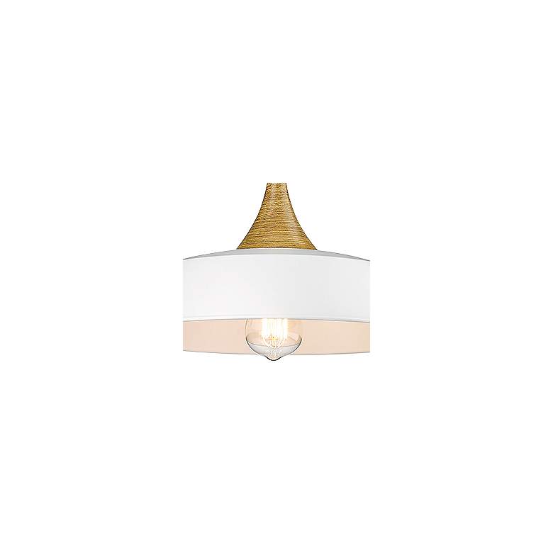 Image 2 Millennium Lighting Arlo 14.1" Wide Matte White Pendant more views