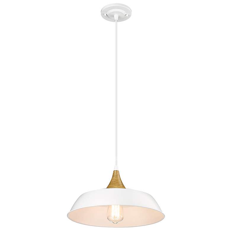 Image 4 Millennium Lighting Arlo 14.1" Wide Matte White Pendant more views