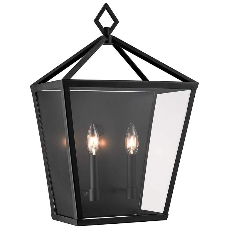Image 1 Millennium Lighting Arnold 2-Light Outdoor Wall Sconce in Black