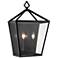 Millennium Lighting Arnold 2-Light Outdoor Wall Sconce in Black