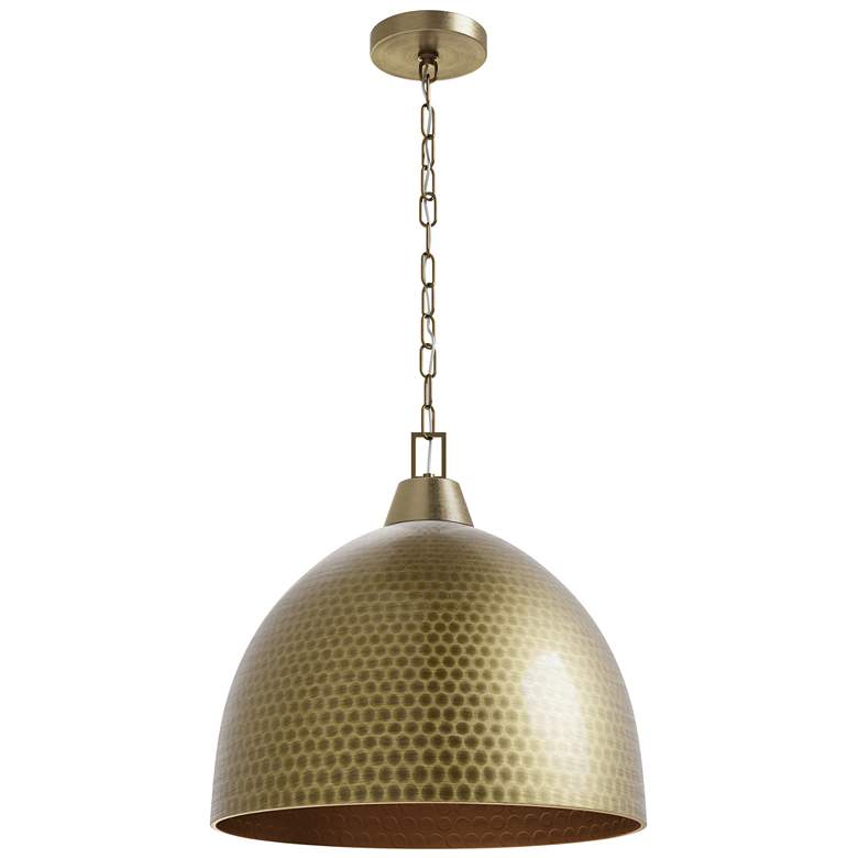 Image 1 Millennium Lighting Arrco 3-Light Pendant in Aged Brass