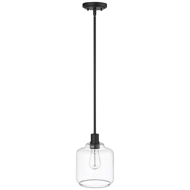 Image 4 Millennium Lighting Asheville 1 Light Mini-Pendant Fixture Black more views