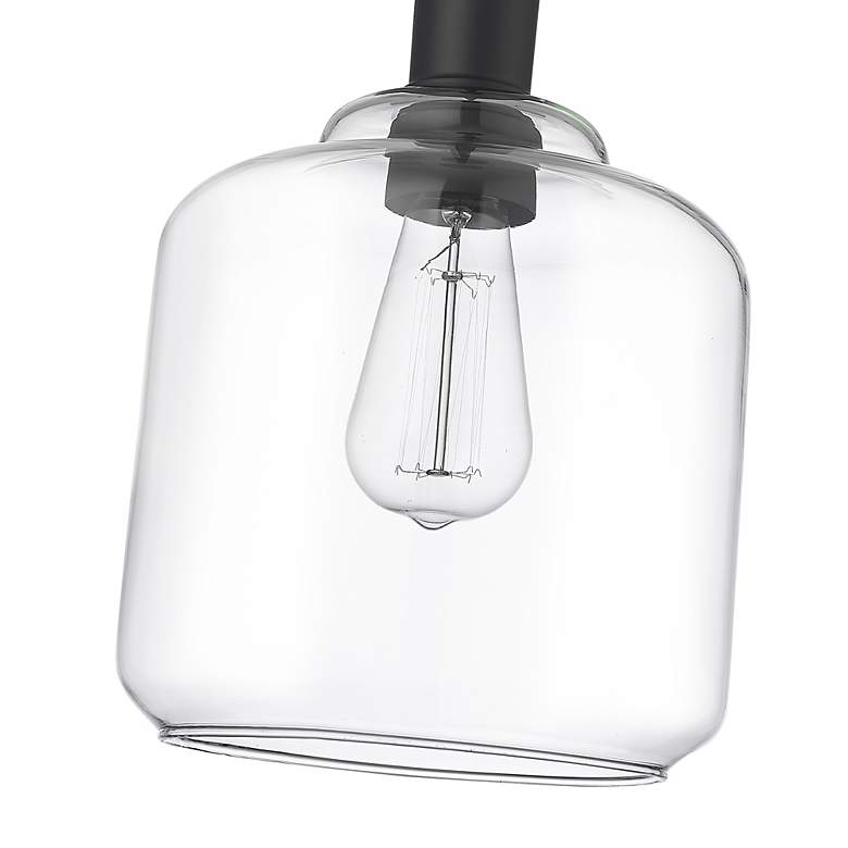 Image 5 Millennium Lighting Asheville 1 Light Mini-Pendant Fixture Black more views