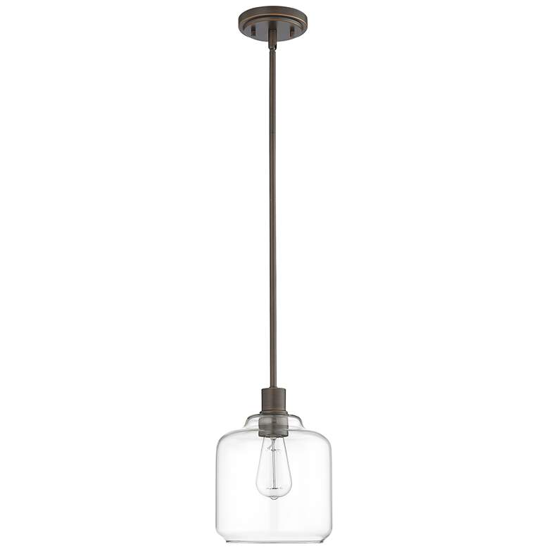 Image 1 Millennium Lighting Asheville 1 Light Mini-Pendant Fixture Bronze