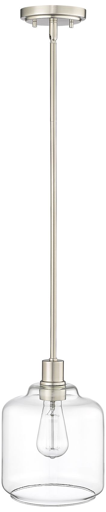 Image 4 Millennium Lighting Asheville 1 Light Mini-Pendant Fixture Nickel more views