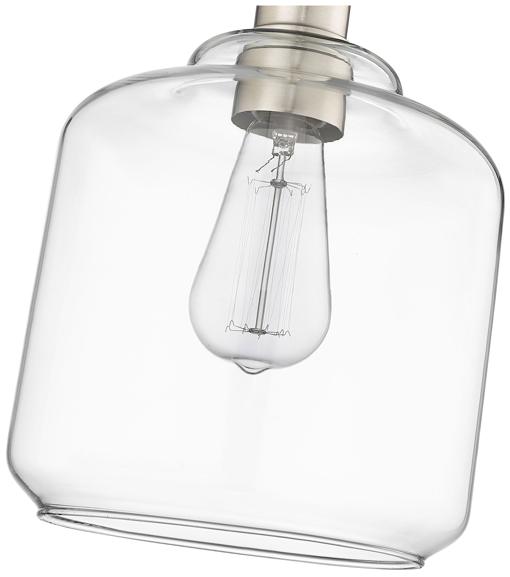 Image 5 Millennium Lighting Asheville 1 Light Mini-Pendant Fixture Nickel more views