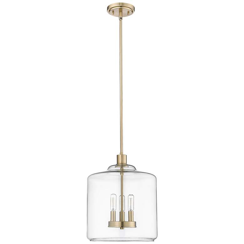 Image 1 Millennium Lighting Asheville 3-Light Pendant in Modern Gold