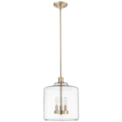 Millennium Lighting Asheville 3-Light Pendant in Modern Gold