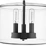 3_Millennium Lighting Asheville 3 Light Semi-Flush Ceiling Mount Black more views