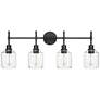 2_Millennium Lighting Asheville 4 Light Vanity Fixture Black
