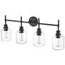 5_Millennium Lighting Asheville 4 Light Vanity Fixture Black more views