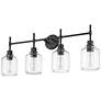 6_Millennium Lighting Asheville 4 Light Vanity Fixture Black more views