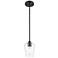 Millennium Lighting Ashford 1 Light 5" Mini-Pendant Fixture Matte Blac