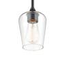 2_Millennium Lighting Ashford 1 Light 5" Mini-Pendant Fixture Matte Blac more views