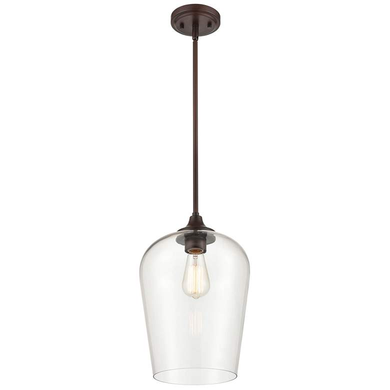 Image 1 Millennium Lighting Ashford 1-Light Mini-Pendant in Bronze