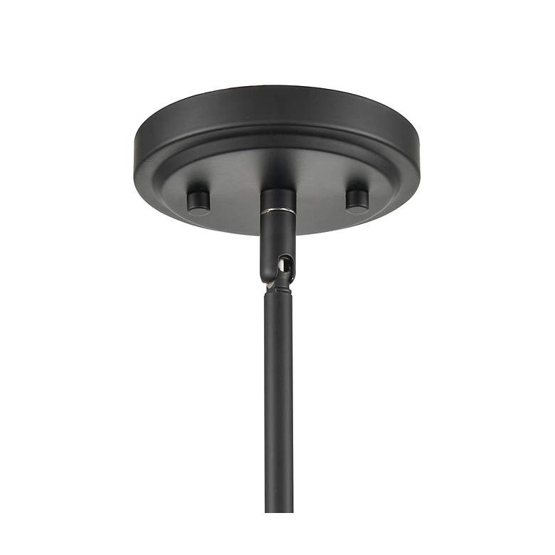 Image 3 Millennium Lighting Ashford 1-Light Mini-Pendant in Matte Black more views
