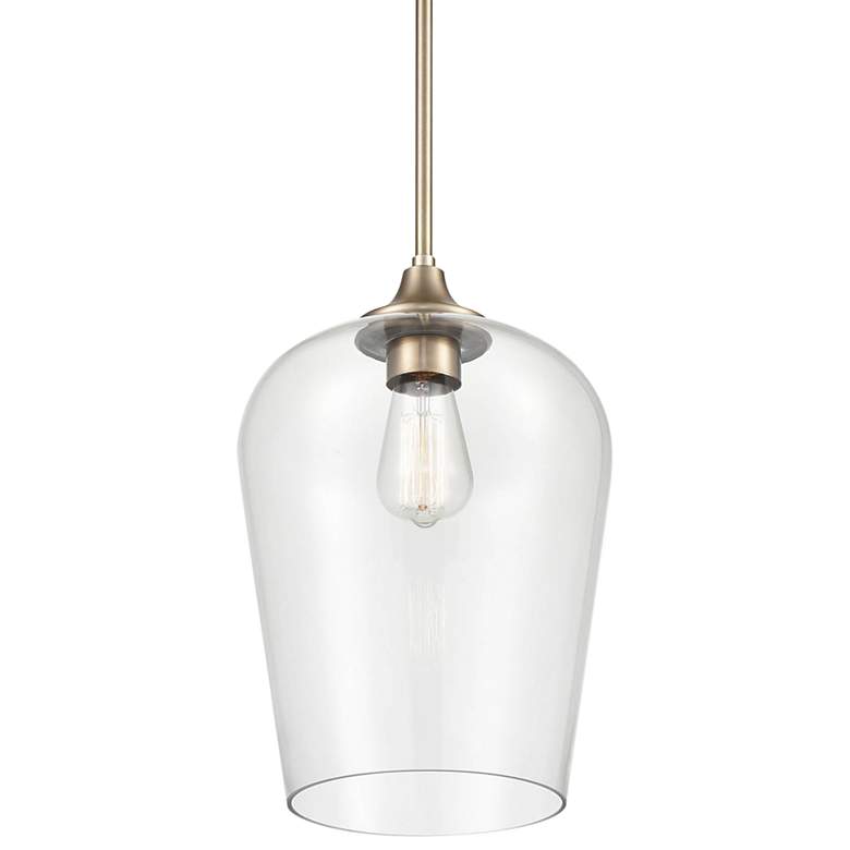 Image 1 Millennium Lighting Ashford 1-Light Mini-Pendant in Modern Gold