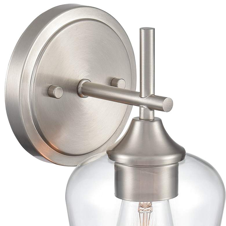 Image 2 Millennium Lighting Ashford 1 Light Wall Sconce in Brushed Nickel more views