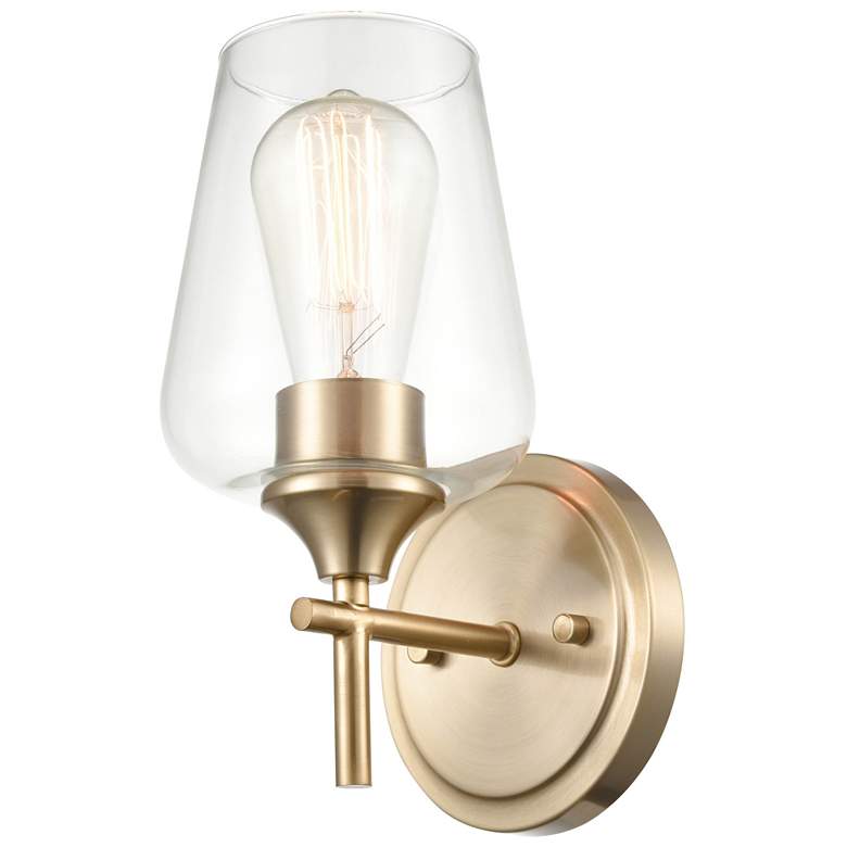 Image 1 Millennium Lighting Ashford 1 Light Wall Sconce in Modern Gold