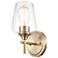 Millennium Lighting Ashford 1 Light Wall Sconce in Modern Gold