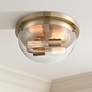 1_Millennium Lighting Ashford 2 Light 13" Flush Mount Fixture Modern Gold