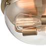 3_Millennium Lighting Ashford 2 Light 13" Flush Mount Fixture Modern Gold more views