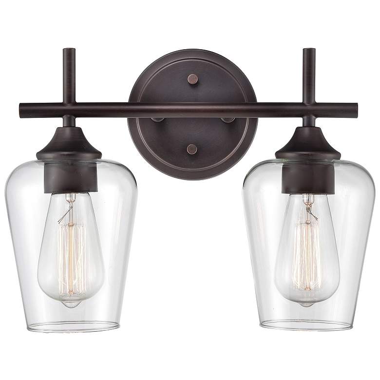 Image 1 Millennium Lighting Ashford 2 Light Vanity Fixture in Rubbed Bronze