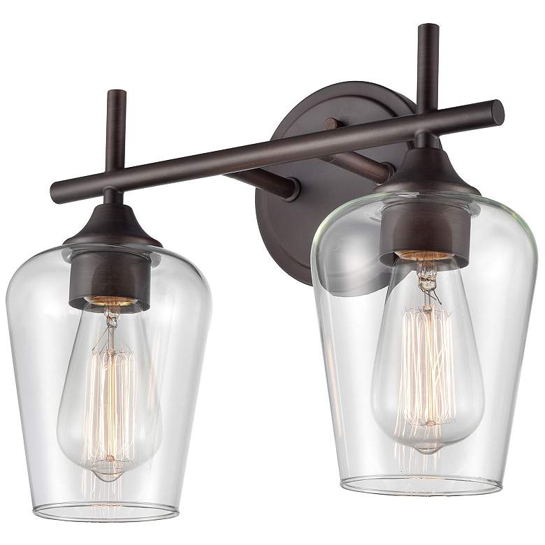 Image 3 Millennium Lighting Ashford 2 Light Vanity Fixture in Rubbed Bronze more views