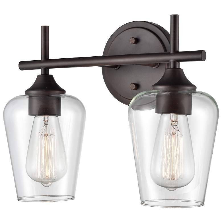 Image 4 Millennium Lighting Ashford 2 Light Vanity Fixture in Rubbed Bronze more views