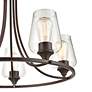 4_Millennium Lighting Ashford 25" Rubbed Bronze 5-Light Ring Chandelier more views
