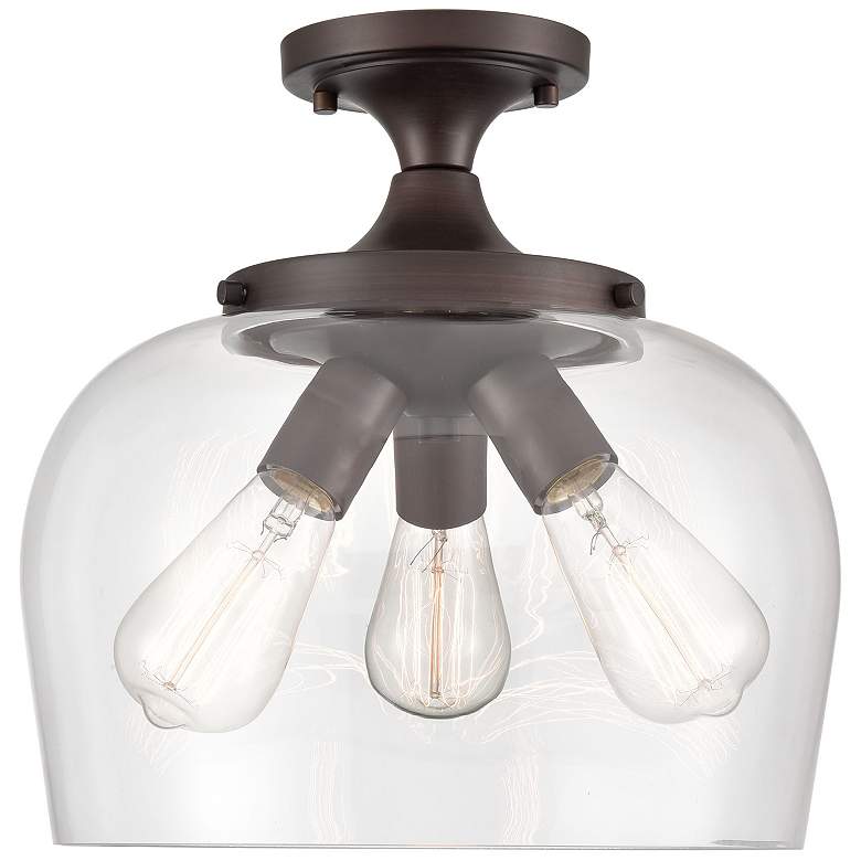 Image 1 Millennium Lighting Ashford 3 Light Semi-Flushmount Light
