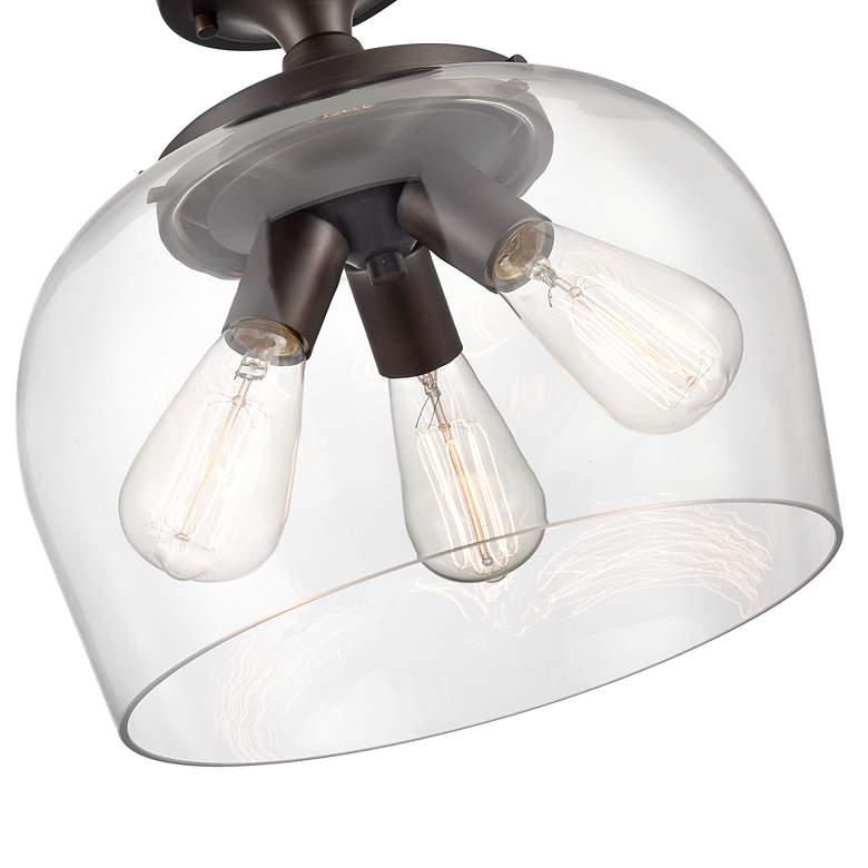Image 2 Millennium Lighting Ashford 3 Light Semi-Flushmount Light more views