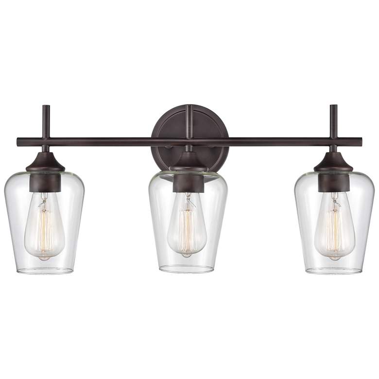 Image 2 Millennium Lighting Ashford 3 Light Vanity Fixture in Rubbed Bronze