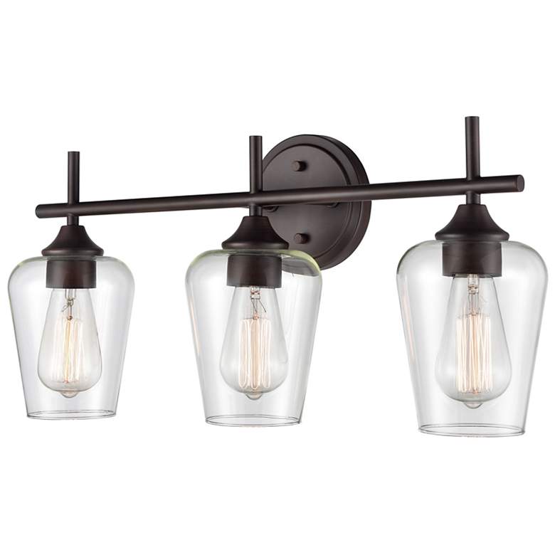 Image 3 Millennium Lighting Ashford 3 Light Vanity Fixture in Rubbed Bronze more views