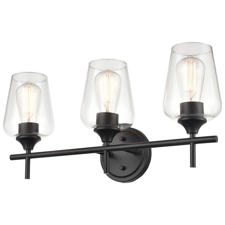 Image 1 Millennium Lighting Ashford 3 Light Vanity Fixture Matte Black