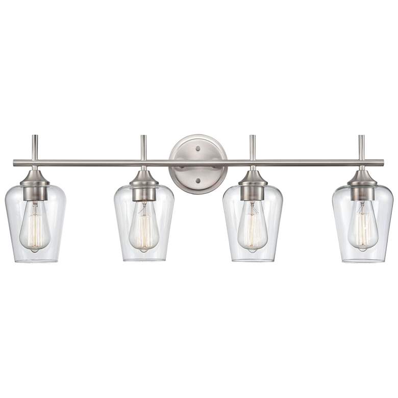 Image 1 Millennium Lighting Ashford 4 Light Vanity Fixture in Brushed Nickel