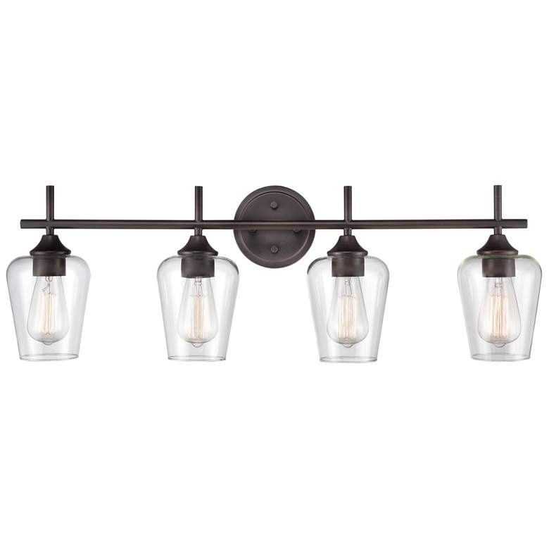 Image 1 Millennium Lighting Ashford 4 Light Vanity Fixture in Rubbed Bronze