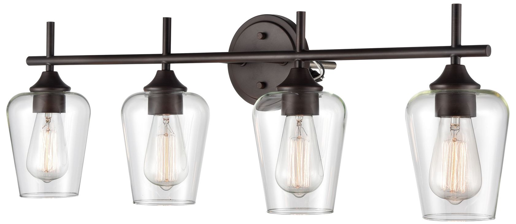 Image 2 Millennium Lighting Ashford 4 Light Vanity Fixture in Rubbed Bronze more views