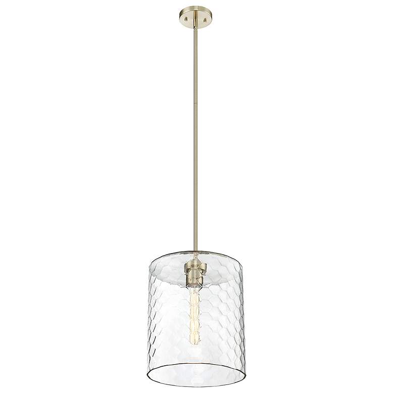 Image 1 Millennium Lighting Ashli 1 Light Pendant Fixture in Modern Gold