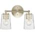 Millennium Lighting Ashli 2 Light Vanity Fixture in Modern Gold